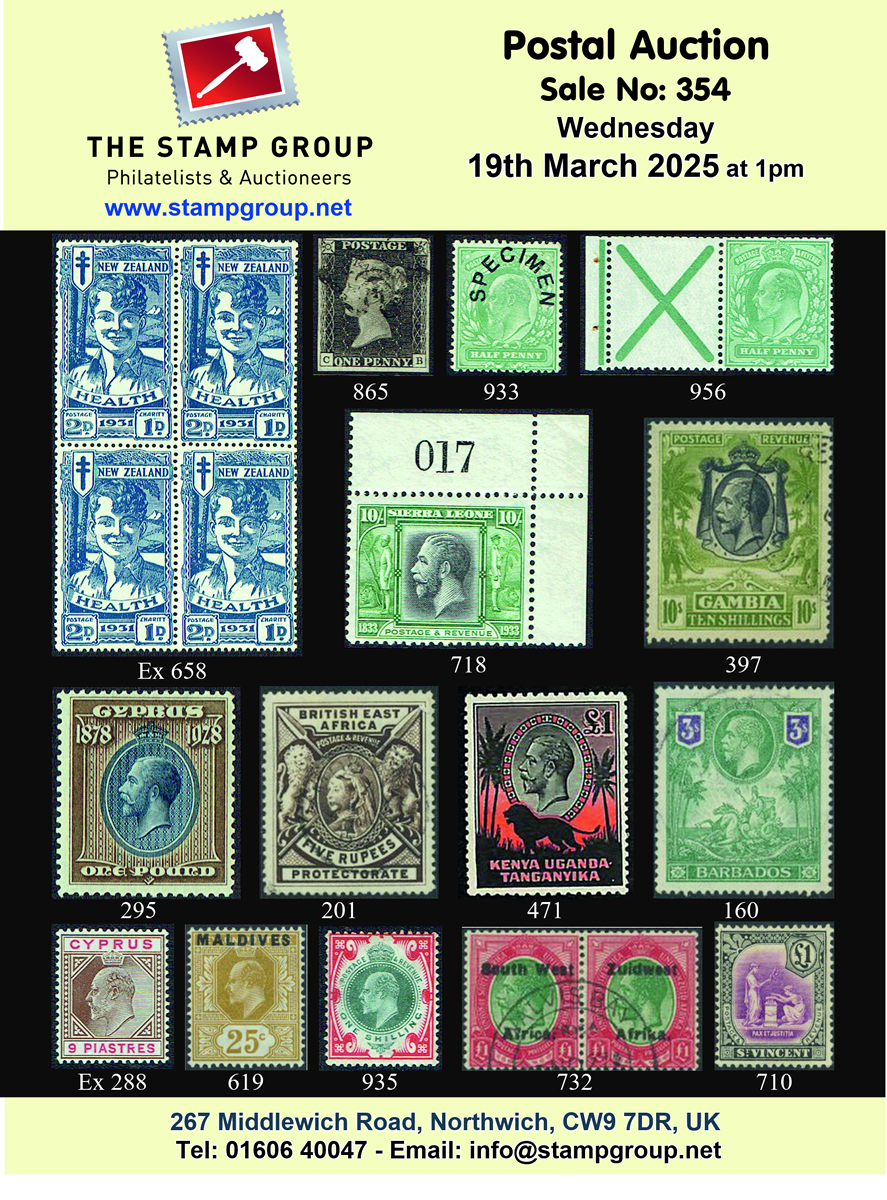 Postal Auction March 2025