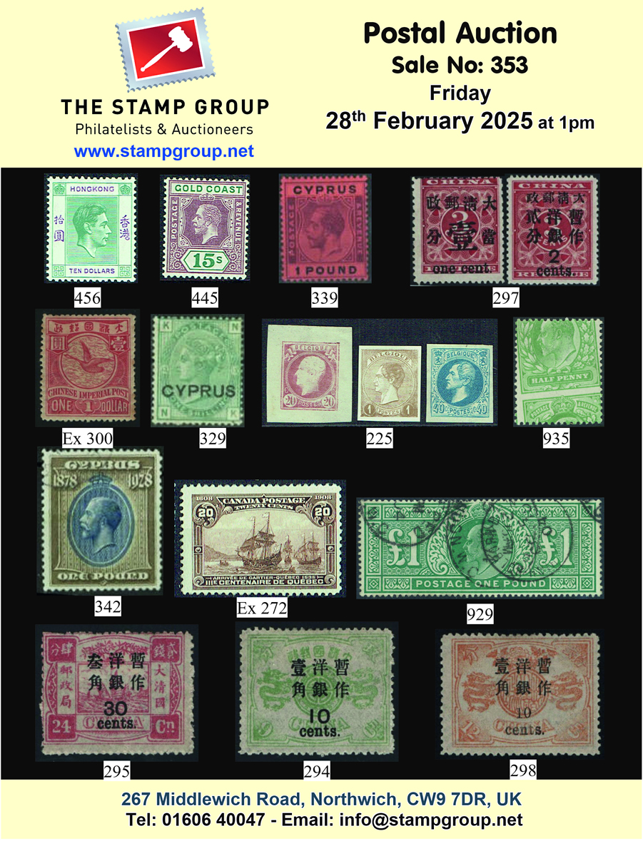 Postal Auction February 2025