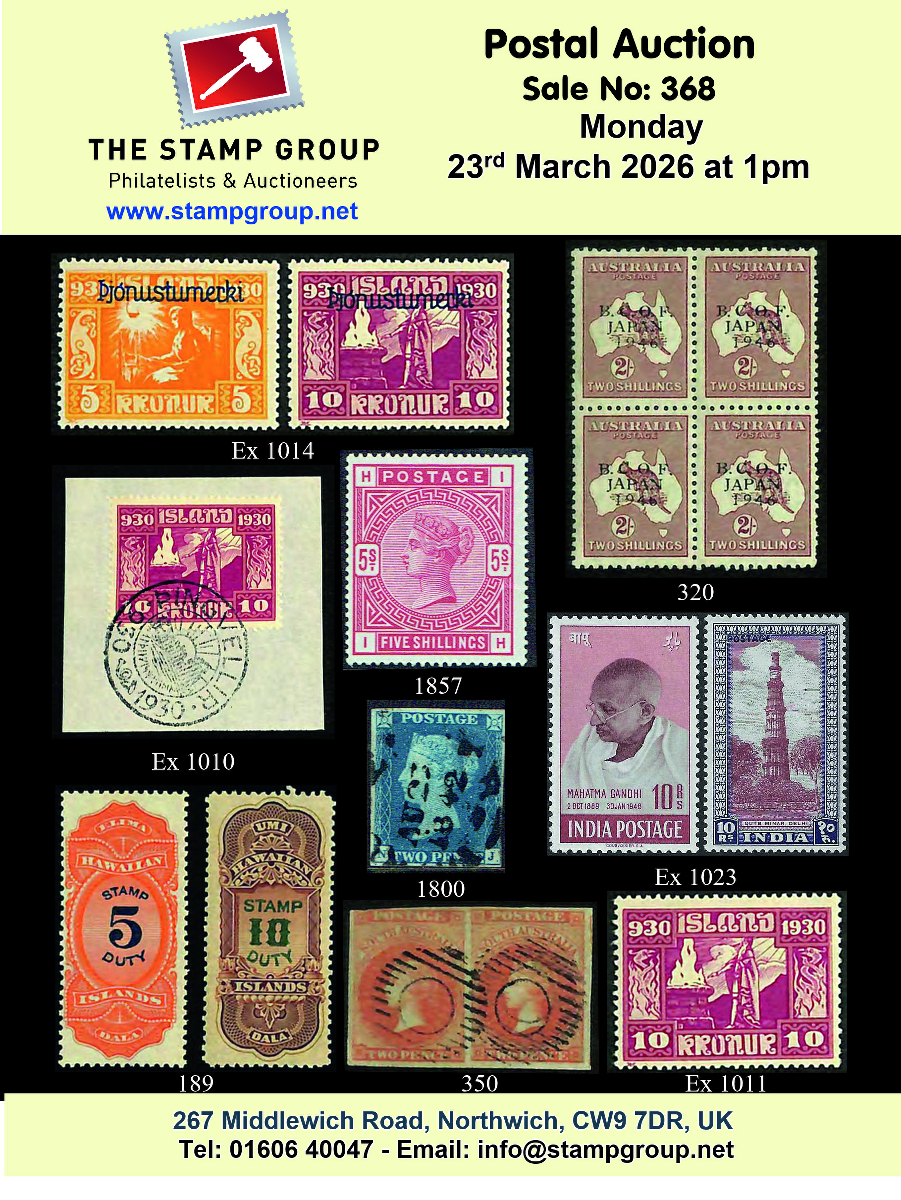 Postal Auction March 2026